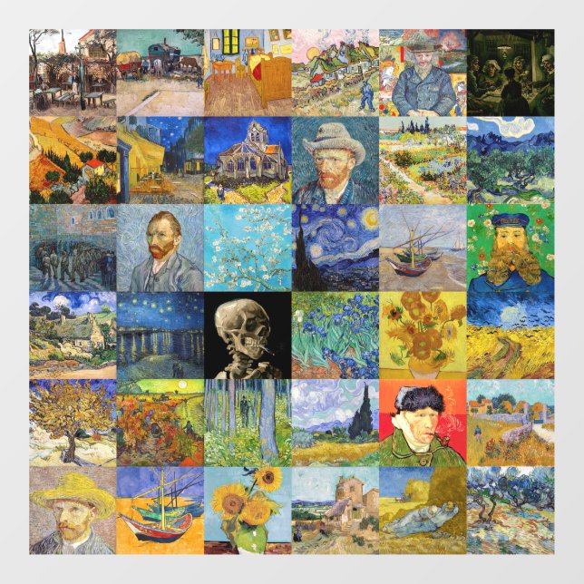 Vincent van Gogh - Masterpieces Mosaic Patchwork (Sheet)