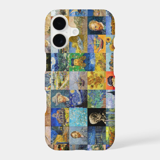 Vincent van Gogh - Masterpieces Mosaic Patchwork (Back)