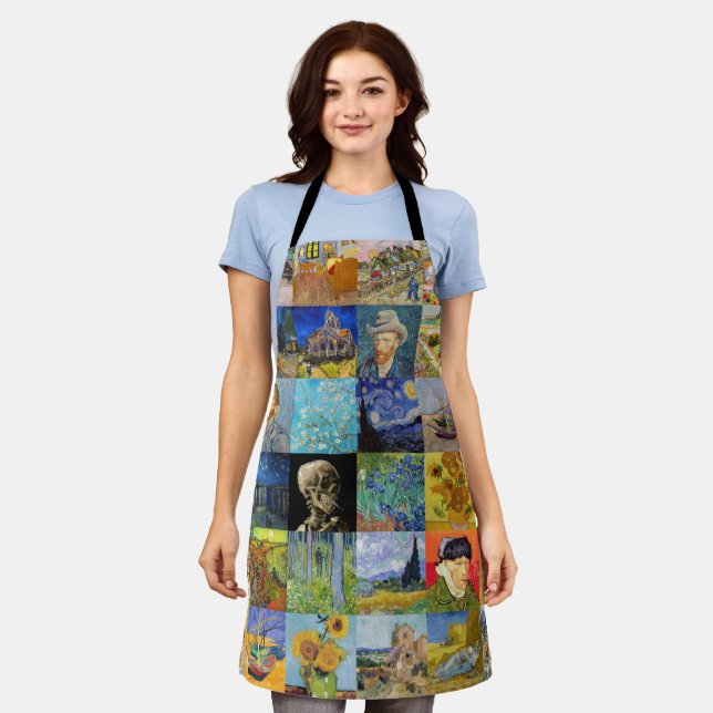 Vincent van Gogh - Masterpieces Mosaic Patchwork Apron (Worn)