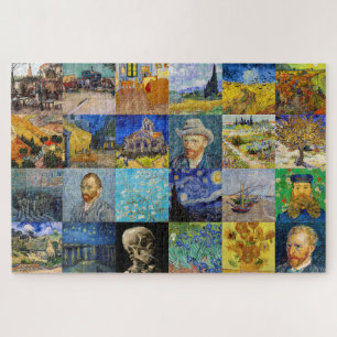 Vincent van Gogh - Masterpieces Mosaic Patchwork Jigsaw Puzzle