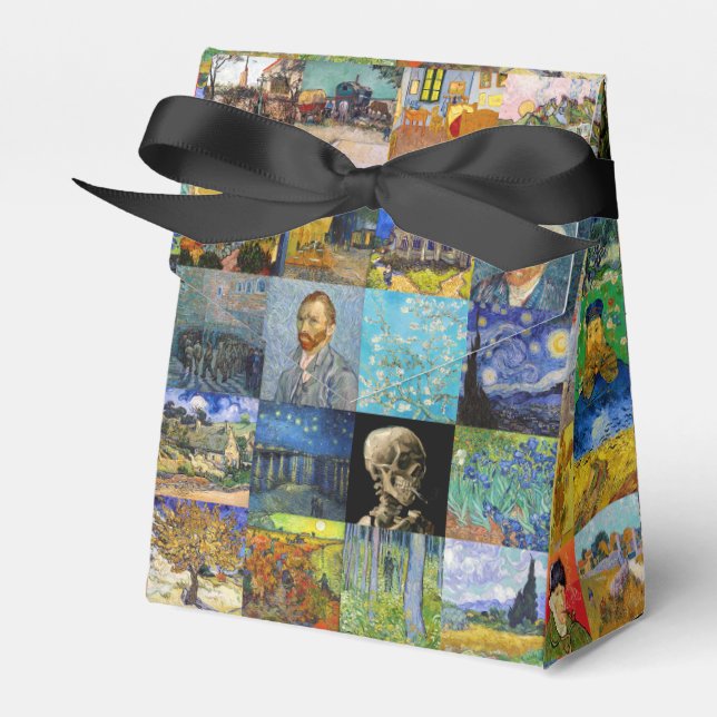 Vincent van Gogh - Masterpieces Mosaic Patchwork T Favour Box (Front Side)