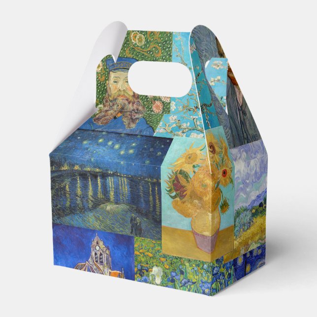 Vincent Van Gogh - Masterpieces Patchwork Favour Box (Front Side)