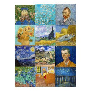 Vincent Van Gogh - Masterpieces Patchwork Photo Print
