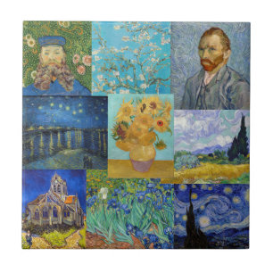 Vincent Van Gogh - Masterpieces Patchwork Tile