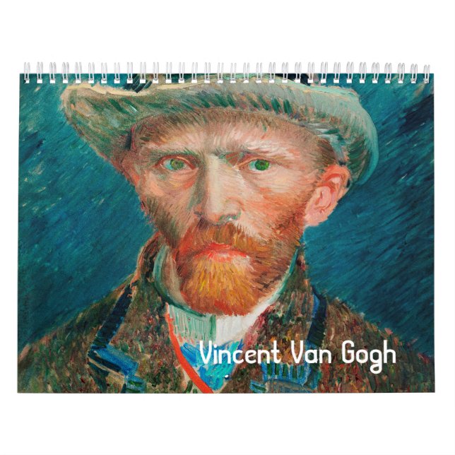Vincent Van Gogh Masterpieces Vintage Art Calendar (Cover)