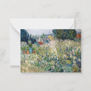 Vincent van Gogh - Miss Gachet in her Garden Card