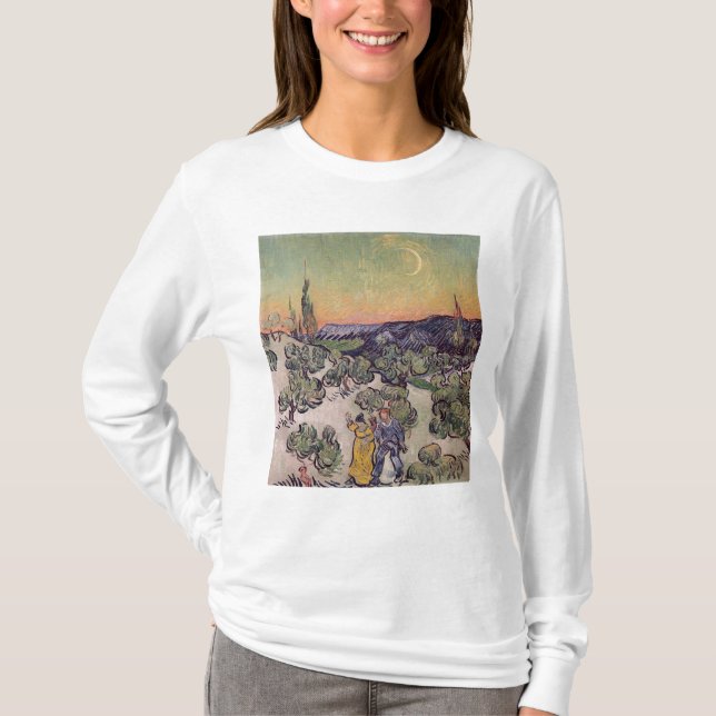 Vincent van Gogh | Moonlit Landscape, 1889 T-Shirt (Front)