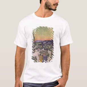 Vincent van Gogh Moonlit Landscape, 1889 T-Shirt