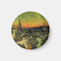 Vincent Van Gogh Moonlit Landscape