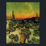 Vincent Van Gogh Moonlit Landscape Poster<br><div class="desc">Vincent Van Gogh Moonlit Landscape Poster</div>