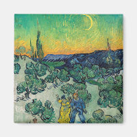 Vincent van Gogh - Moonlit Landscape with Couple