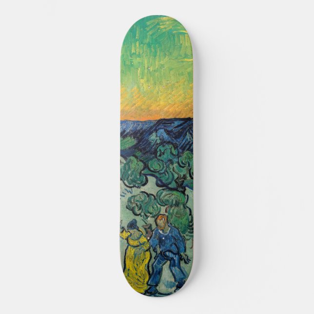 Vincent van Gogh - Moonlit Landscape with Couple Skateboard (Front)