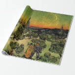 Vincent Van Gogh Moonlit Landscape Wrapping Paper<br><div class="desc">Vincent Van Gogh Moonlit Landscape Wrapping Paper</div>