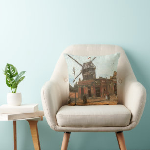 Vincent van Gogh - Moulin de la Galette, Windmill Cushion