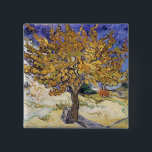 Vincent van Gogh | Mulberry Tree, 1889 15 Cm Square Badge<br><div class="desc">Mulberry Tree,  1889 | by Vincent van Gogh | Art Location: Norton Simon Collection,  Pasadena,  CA,  USA | Dutch Artist | Image Collection Number: XTD68230</div>