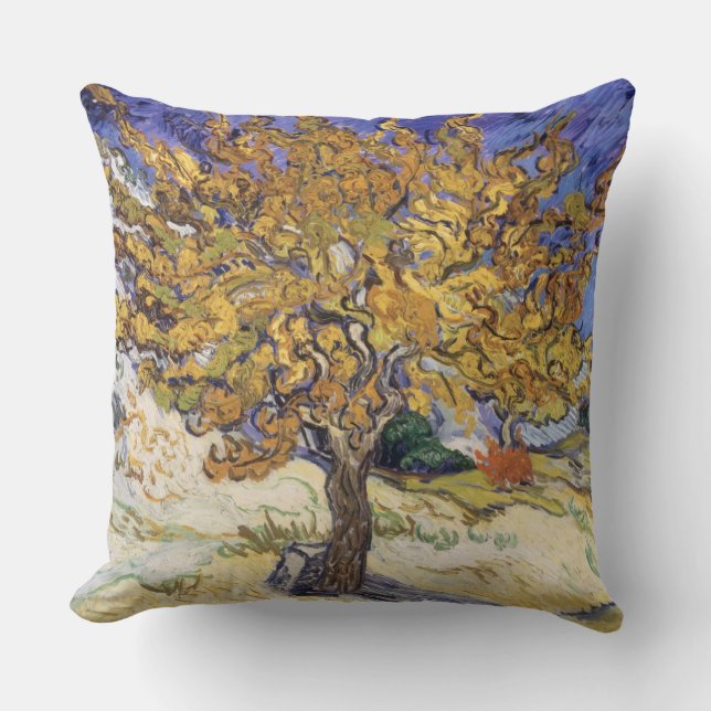 Vincent van Gogh | Mulberry Tree, 1889 Cushion (Front)