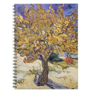 Vincent van Gogh Mulberry Tree, 1889 Spiral Notebook
