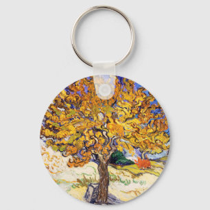 Vincent Van Gogh Mulberry Tree Fine Art Key Ring