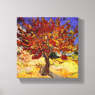 Vincent Van Gogh Mulberry Tree Fine Art Painting Canvas Print