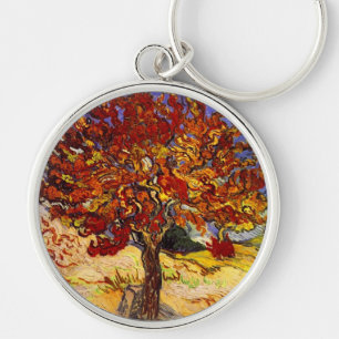 Vincent Van Gogh Mulberry Tree Fine Art Painting Key Ring