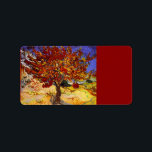 Vincent Van Gogh Mulberry Tree Fine Art Painting Label<br><div class="desc">Vincent Van Gogh The Mulberry Tree Fine Art Painting Vincent Willem van Gogh was a Dutch Post-Impressionist painter whose work, noteable for its rough beauty, emotional honesty and bold colour, had a far-reaching influence on 20th-century art. His output includes portraits, self portraits, landscapes and still lifes of cypresses, trees in...</div>