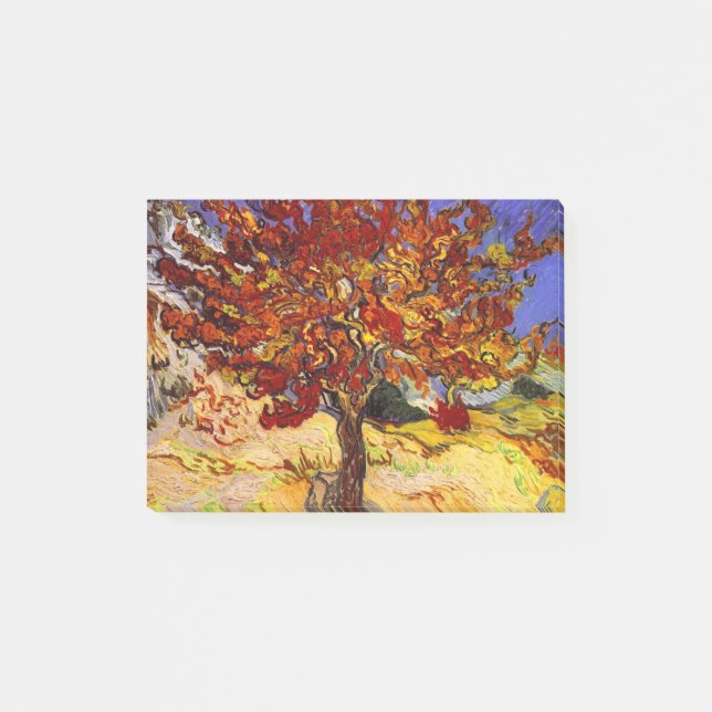 Vincent Van Gogh Mulberry Tree Fine Art Painting Post-it Notes (Front)