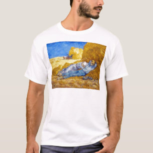 Vincent Van Gogh - Noon Rest From Work - Fine Art T-Shirt