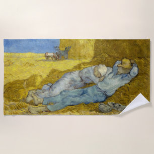 Vincent Van Gogh - Noon, Rest from work / Siesta Beach Towel