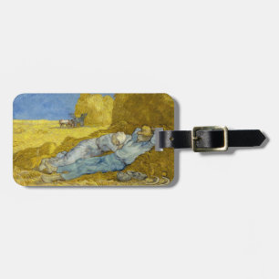 Vincent Van Gogh - Noon, Rest from work / Siesta Luggage Tag