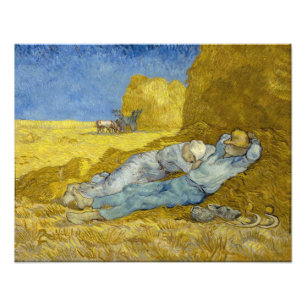 Vincent Van Gogh - Noon, Rest from work / Siesta Photo Print
