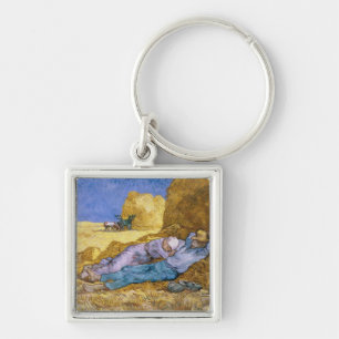 Vincent van Gogh   Noon, The Siesta, after Millet Key Ring