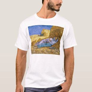 Vincent van Gogh Noon, The Siesta, after Millet T-Shirt