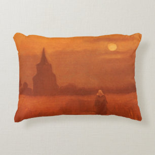 Vincent van Gogh - Old Tower in the Fields Decorative Cushion
