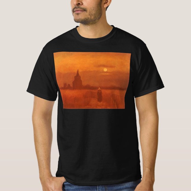 Vincent van Gogh - Old Tower in the Fields T-Shirt (Front)