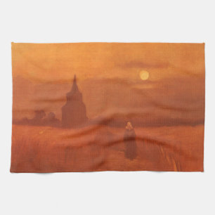 Vincent van Gogh - Old Tower in the Fields Tea Towel