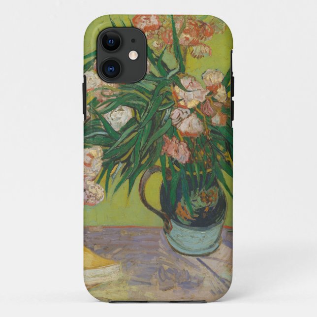 Vincent Van Gogh Oleander flower painting Case-Mate iPhone Case (Back)