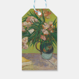 Vincent Van Gogh Oleander flower painting Gift Tags