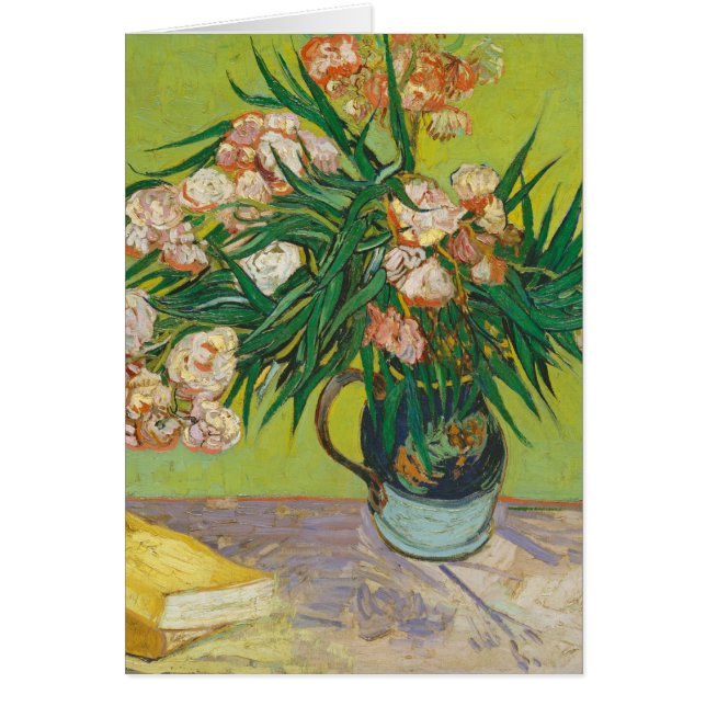 Vincent Van Gogh Oleanders Impressionist Card (Front)
