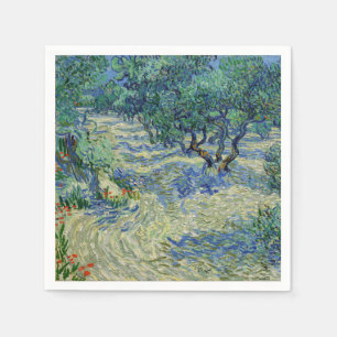 Vincent van Gogh - Olive Grove: Bright Blue Sky Napkin