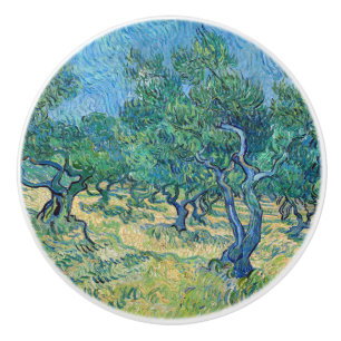 Vincent van Gogh - Olive Grove Ceramic Knob