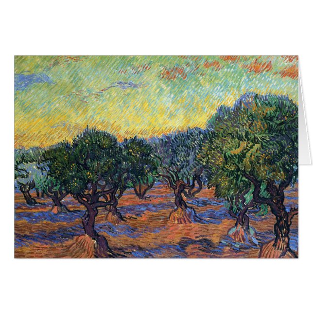 Vincent Van Gogh Olive Grove Impressionism Art (Front Horizontal)
