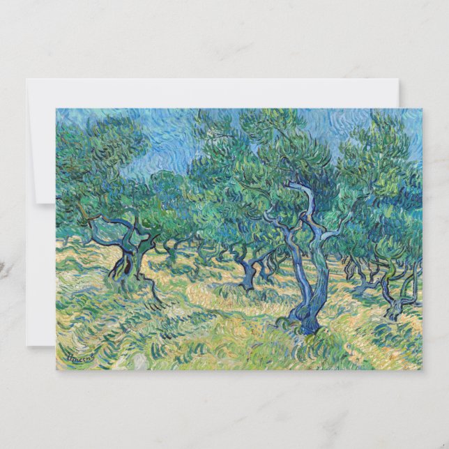 Vincent van Gogh - Olive Grove Invitation (Front)