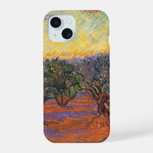 Vincent van Gogh - Olive Grove, Orange Sky iPhone 15 Case