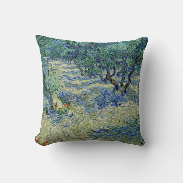 Vincent van Gogh - Olive Orchard Cushion (Front)