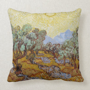 Vincent van Gogh Olive Trees, 1889 Cushion