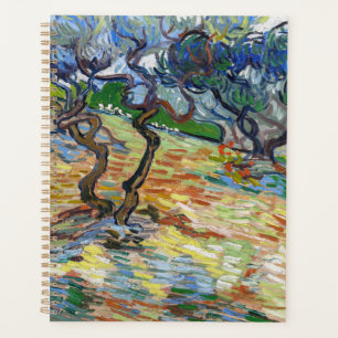 Vincent van Gogh - Olive Trees: Bright blue sky Planner