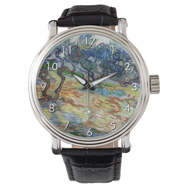 Vincent van Gogh - Olive Trees: Bright blue sky Watch (Front)