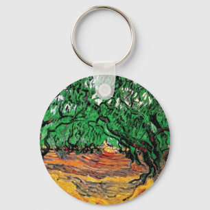 Vincent Van Gogh - Olive Trees Fine Art Key Ring