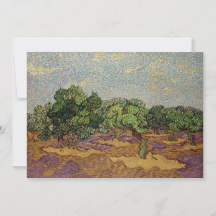 Vincent van Gogh - Olive Trees Invitation