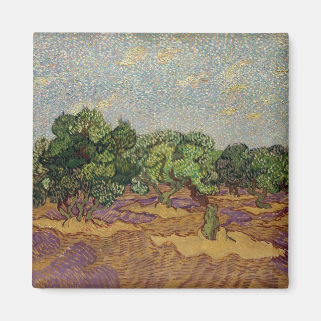 Vincent van Gogh - Olive Trees Magnet (Front)